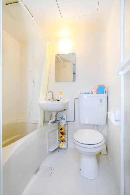 鶴橋駅徒歩2分 トイレ浴室複数あり3階建て一軒家車庫付き Apartment โอซาก้า ภายนอก รูปภาพ